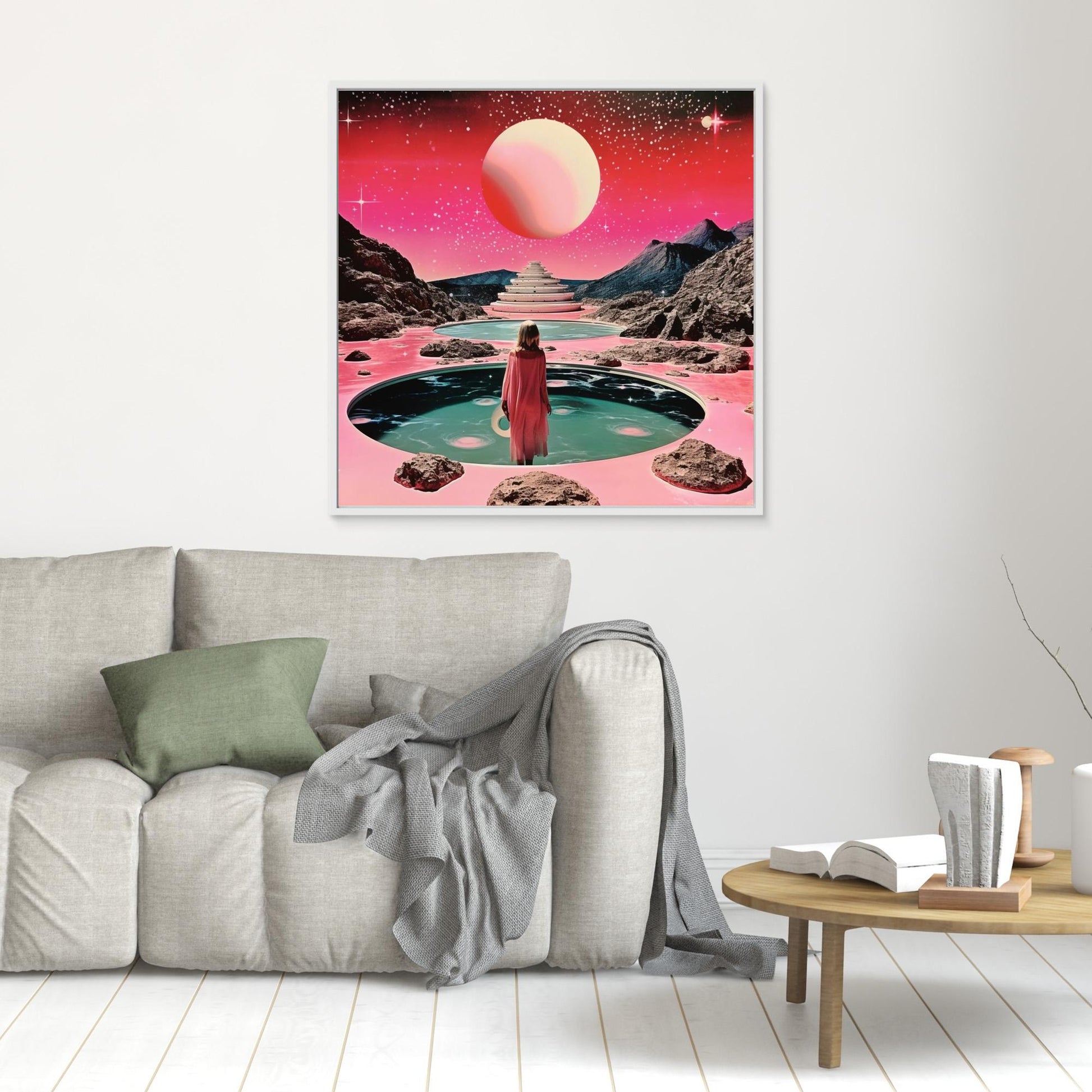 Space Collage Surreal Art by Samantha Hearn