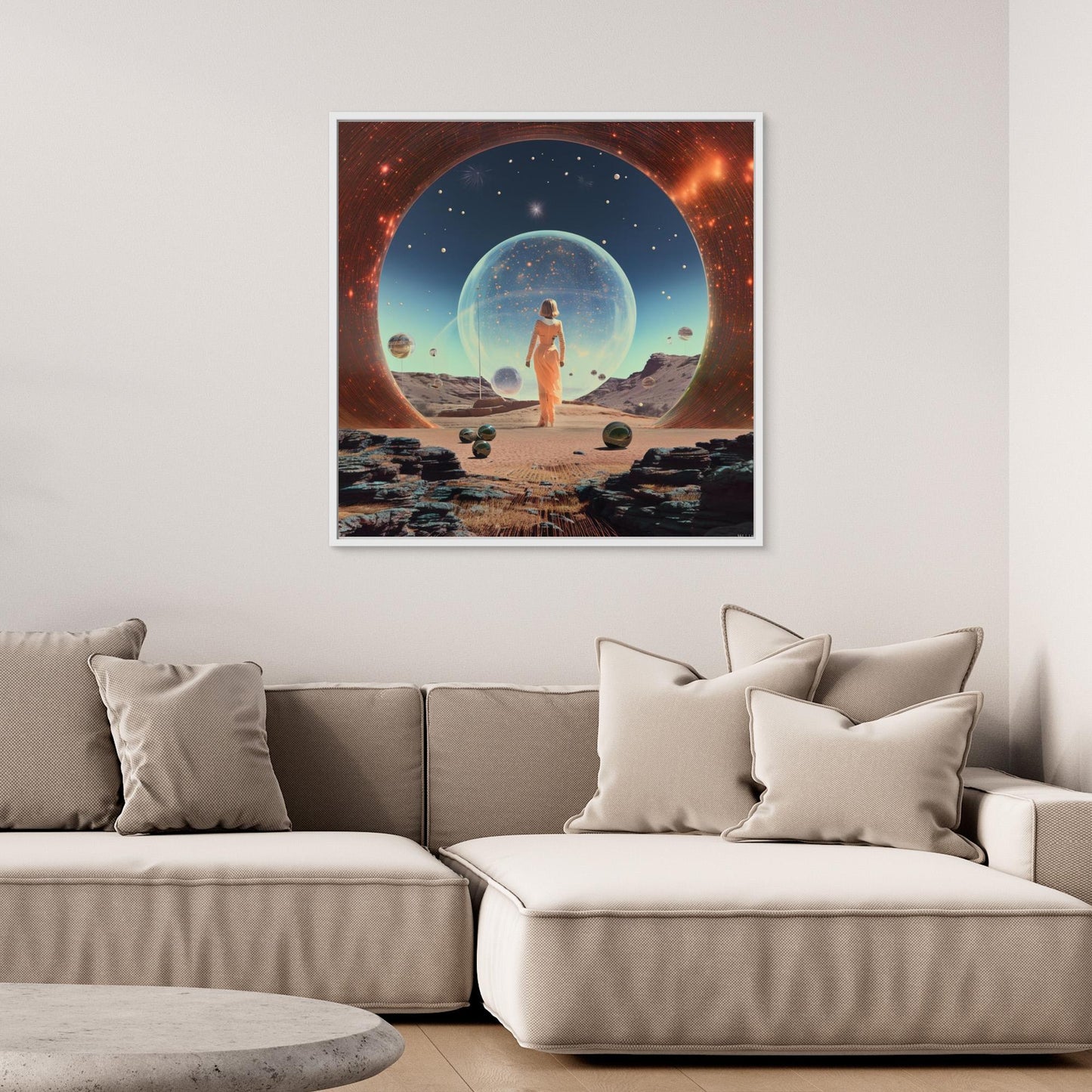 Orb Collage Art by Samantha Hearn