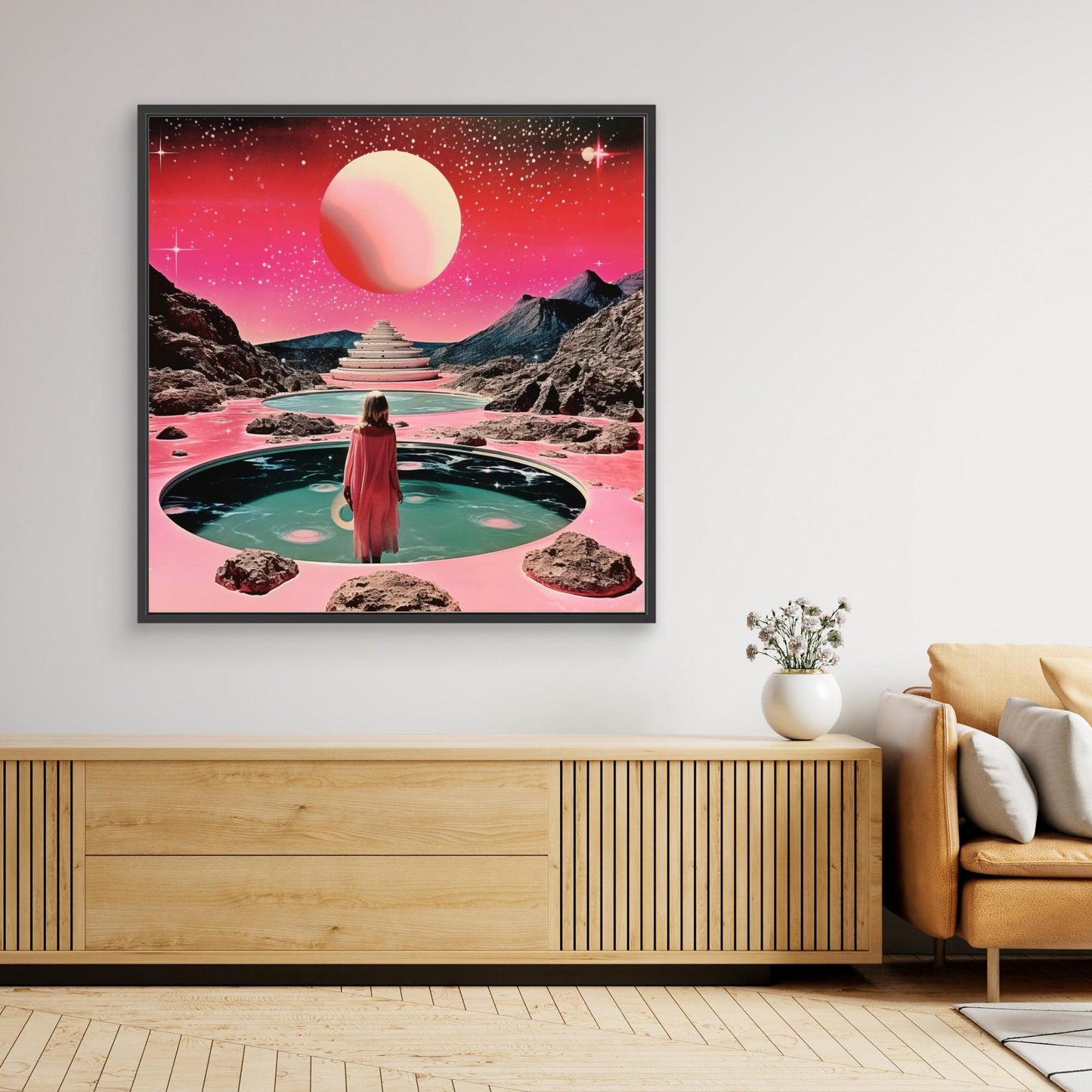 Space Collage Surreal Art by Samantha Hearn