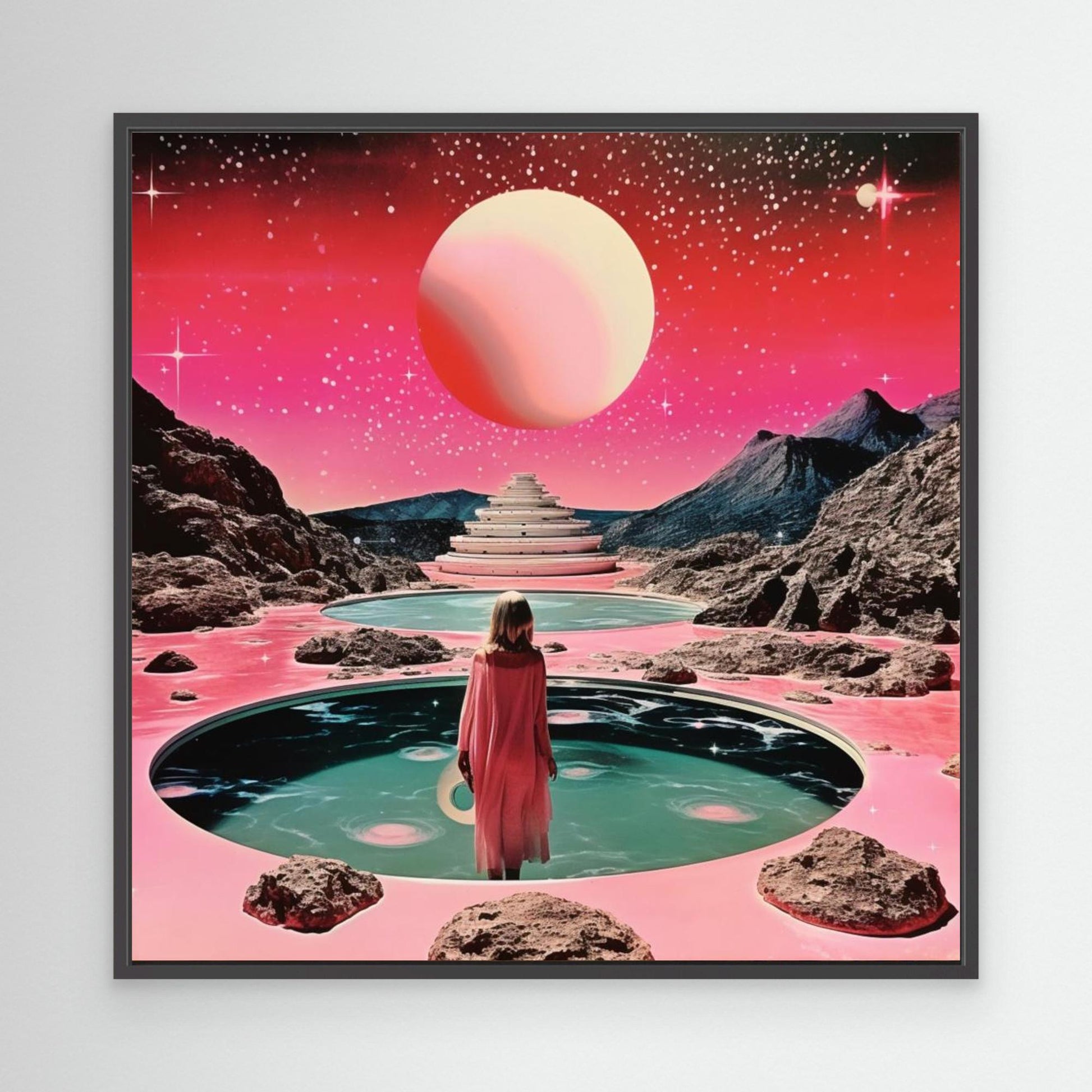 Space Collage Surreal Art by Samantha Hearn