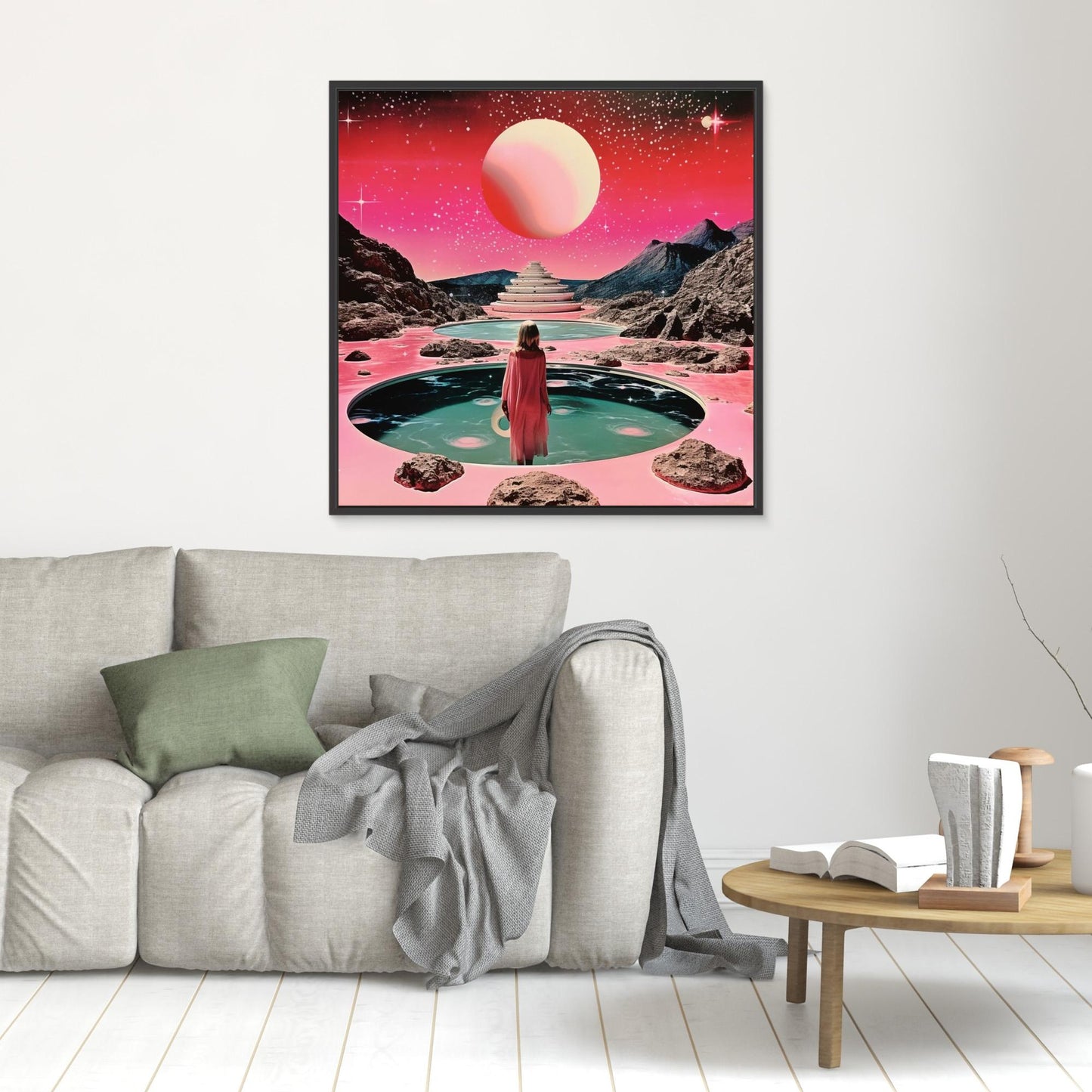 Space Collage Surreal Art by Samantha Hearn