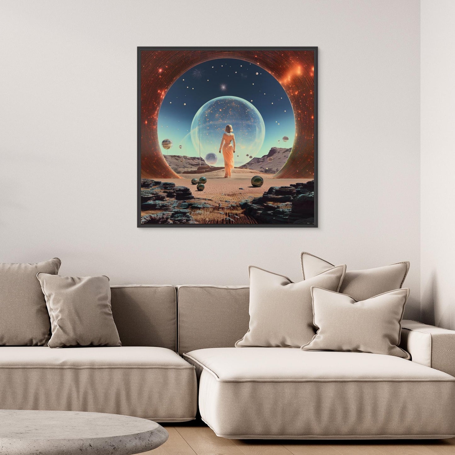 Orb Collage Art by Samantha Hearn