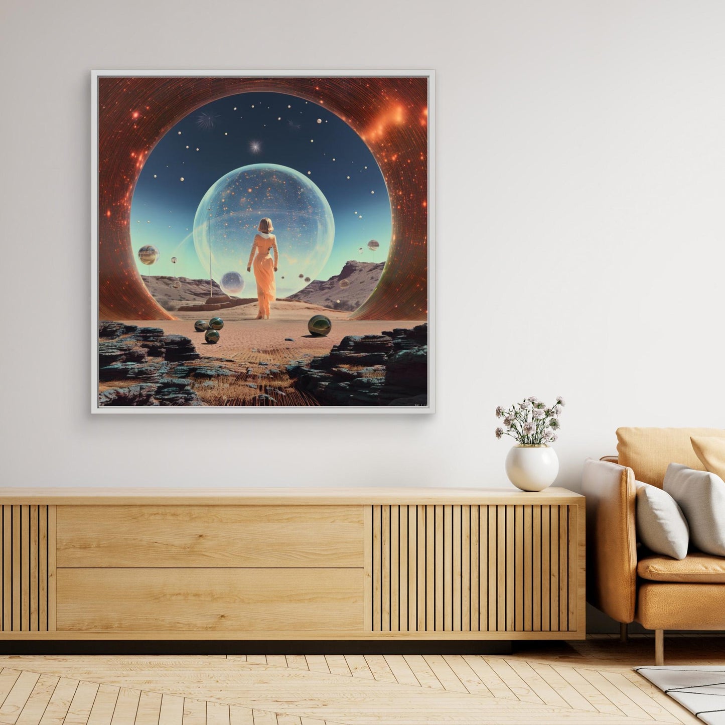 Orb Collage Art by Samantha Hearn