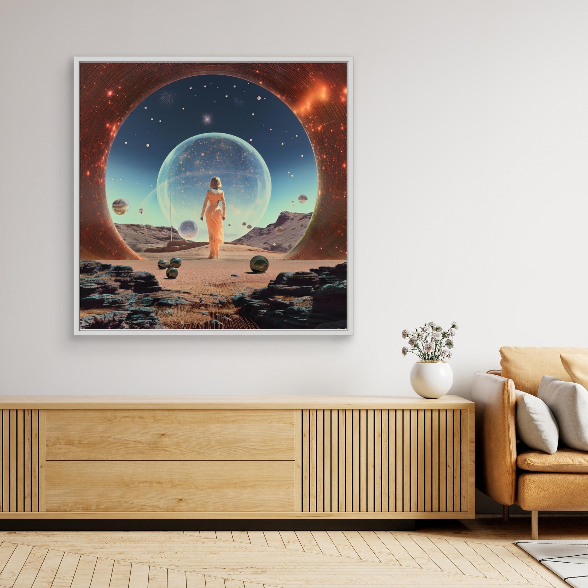 Orb Collage Art by Samantha Hearn